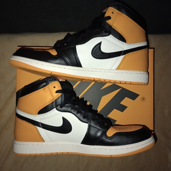 IOB Air Jordan 1 Retro High OG Taxi Mens Size 11 VNDS - Picture 8 of 16